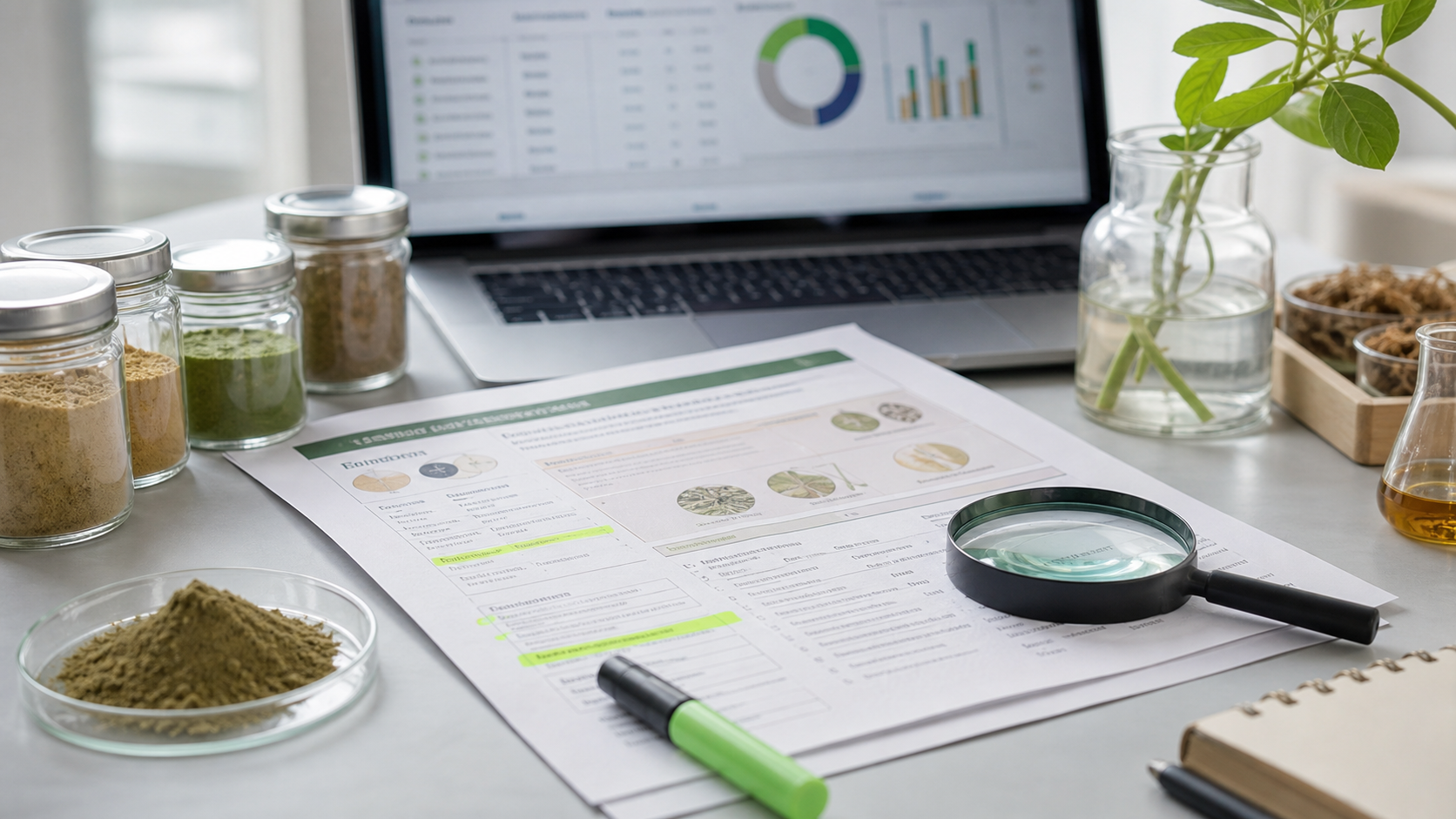 How to Read a Botanical Extract Specification Sheet Before Requesting a Quote
